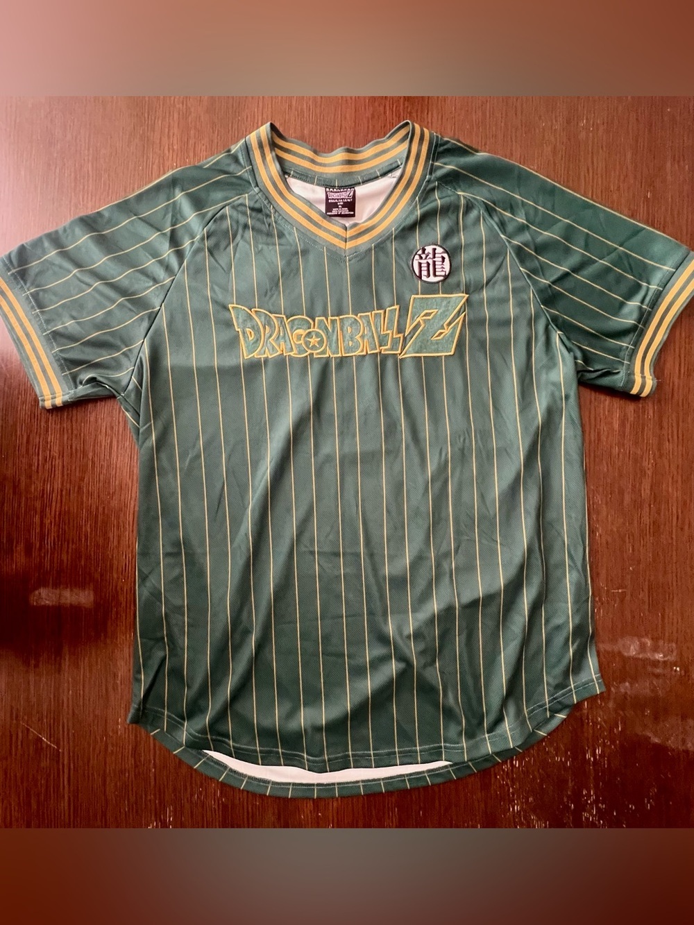 Dragon Ball Z Shenron Jersey BoxLunch Exclusive XL Green Baseball Jersey
